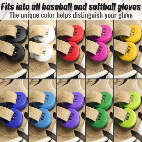 أقفال قفازات البيسبول، 8 قطع من قفل الدانتيل لا حاجة لمزيد من العقد، تناسب جميع قفازات البيسبول والكرة اللينة in Kuwait