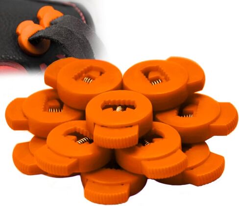 Fanslgeolsy Glove Locks Baseball 15 Pack, Glove Baseball Laces Lock is Sturdy, No Knot Required, Glove Locks has Match with You to Show Individuality in Saudi Arabia