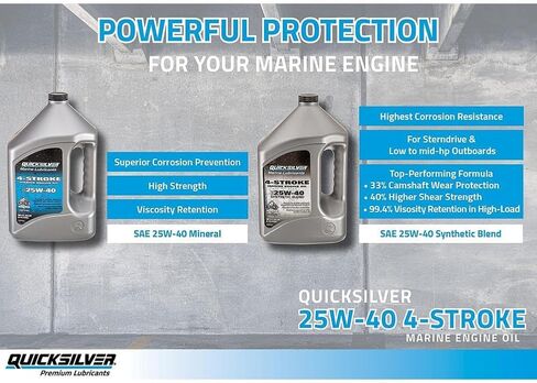 Quicksilver 25W-40 Marine Engine Oil in Saudi Arabia