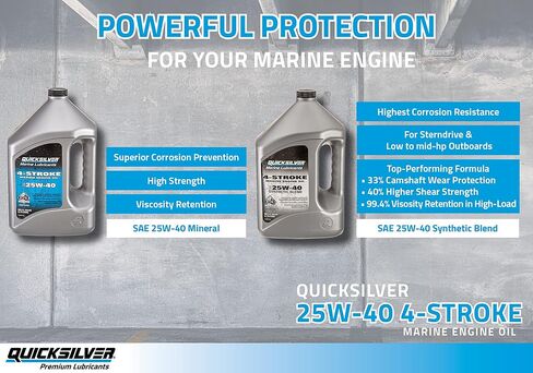 Quicksilver 25W-40 Marine Engine Oil in Saudi Arabia
