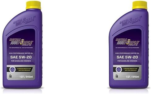 Royal Purple (06520-6PK API-Licensed Heavy Duty SAE 5W-20 High Performance Synthetic Motor Oil - 1 Quart, (Case of 6) in Saudi Arabia