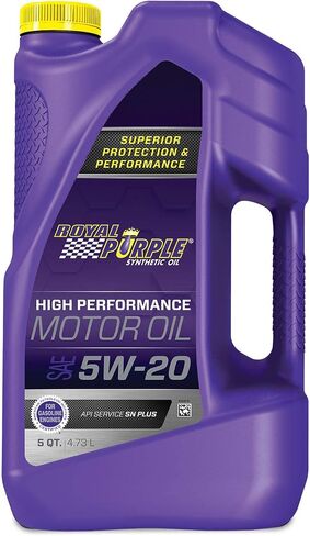 Royal Purple (06520-6PK API-Licensed Heavy Duty SAE 5W-20 High Performance Synthetic Motor Oil - 1 Quart, (Case of 6) in Saudi Arabia