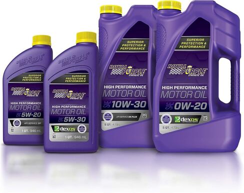Royal Purple (06520-6PK API-Licensed Heavy Duty SAE 5W-20 High Performance Synthetic Motor Oil - 1 Quart, (Case of 6) in Saudi Arabia