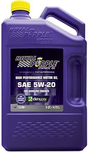 Royal Purple (06520-6PK API-Licensed Heavy Duty SAE 5W-20 High Performance Synthetic Motor Oil - 1 Quart, (Case of 6) in Saudi Arabia