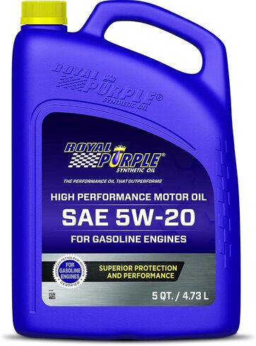 Royal Purple (06520-6PK API-Licensed Heavy Duty SAE 5W-20 High Performance Synthetic Motor Oil - 1 Quart, (Case of 6) in Saudi Arabia