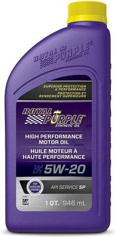 Royal Purple (06520-6PK API-Licensed Heavy Duty SAE 5W-20 High Performance Synthetic Motor Oil - 1 Quart, (Case of 6) in Saudi Arabia