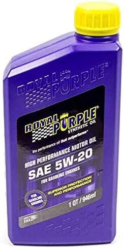 Royal Purple (06520-6PK API-Licensed Heavy Duty SAE 5W-20 High Performance Synthetic Motor Oil - 1 Quart, (Case of 6) in Saudi Arabia