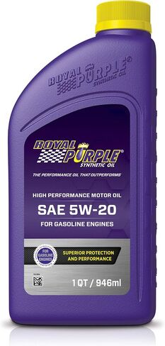 Royal Purple (06520-6PK API-Licensed Heavy Duty SAE 5W-20 High Performance Synthetic Motor Oil - 1 Quart, (Case of 6) in Saudi Arabia