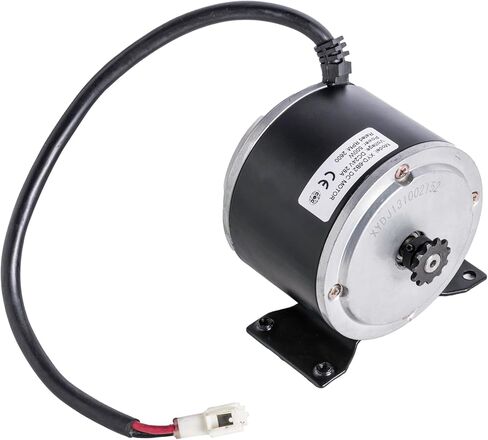 محرك كهربائي 500 وات 24 فولت كوري XYD-6B2 لترقية عربة الحلاقة المجنونة، eZip E-4.0 eZip E-400 IZIP I-400 Schwinn 4 Schwinn S400 Scooter GoKart eBike من Alfa Wheels in Kuwait