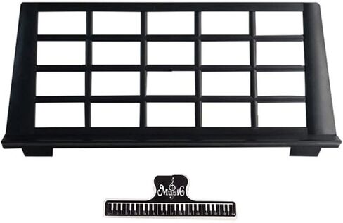 1Pc Black Keyboard Music Score Stand Sheet Musical Instrument Parts Portable Durable Suitable Organ Holder T6H6 for Electronic Sheet Music Stands, Sheet Music Stands, Instrument Accessories in Saudi Arabia