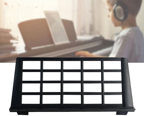 1Pc Black Keyboard Music Score Stand Sheet Musical Instrument Parts Portable Durable Suitable Organ Holder T6H6 for Electronic Sheet Music Stands, Sheet Music Stands, Instrument Accessories in Saudi Arabia