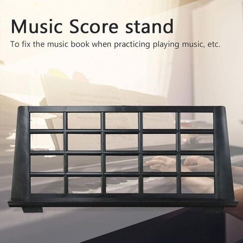 1Pc Black Keyboard Music Score Stand Sheet Musical Instrument Parts Portable Durable Suitable Organ Holder T6H6 for Electronic Sheet Music Stands, Sheet Music Stands, Instrument Accessories in Saudi Arabia
