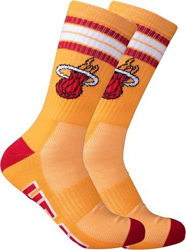 Ultra Game NBA Men's Athletic Cushioned Secure Fit Team Crew Socks - 3 Pack in Saudi Arabia