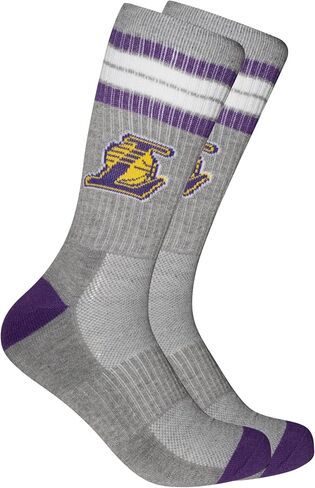 Ultra Game NBA Men's Athletic Cushioned Secure Fit Team Crew Socks - 3 Pack in Saudi Arabia