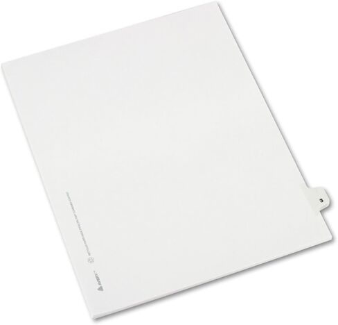 Avery(R) Side Tab Legal Index Exhibit Dividers, Tab Title 3 8 1/2in. x 11in., Pack Of 25 in Saudi Arabia