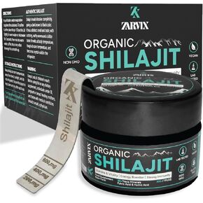 Himalayan Shilajit Resin 30g with Shilajit Spoon - 3 Months Plan - 100% Gold Grade Pure Shilajit for Men and Women - Trace Minerals, Fulvic & Humic Acid - Stamina, Energy Booster and Strong Immunity