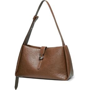LA FESTIN Cowhide Leather Purses For Women Trendy - Large Capacity Satchel Bag with Adjustable Strap Women's Crossbody Purse