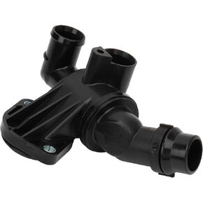 IRONTEK 06F121111F Engine Coolant Thermostat Housing Assembly Fit for Volkswagen Eos GTI Jetta Passat 2.0L L4, Replaces 580-212