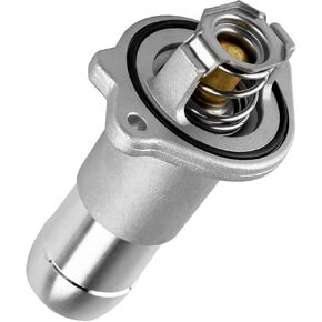 Engine Coolant Thermostat Housing Assembly Compatible with 2004-2012 Chevy Colorado GMC Canyon Hummer H3 H3T Isuzu i-280 2007-2008 i-290 i-350 i-370 Replacement for 15-11073 12622316 12620113