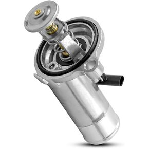 Aluminum Thermostat Housing Assembly Fit for Dodge Ram 2500/3500/4500/5500 2014-2020 6.4L V8 Replace 902-3045 956-216 4893177AB 4893177AC