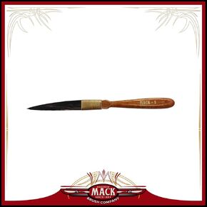 Andrew Mack STR8LINES Synthetic Squirrel Pinstriping Brush Size 1