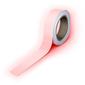 VViViD High Energy Glossy Red Glow in The Dark Vinyl Detailing Tape 2 Inches x 25ft Roll