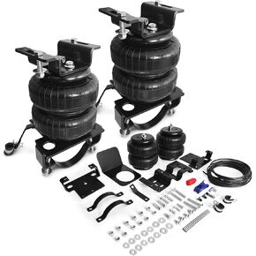 2PCS Air Spring Bags Suspension Kit for 2001-2010 Chevy Silverado 2500 HD and GMC Sierra 2500 HD with 8 Lug Wheels Pickups Rear Helper Bag Spring Towing 5000 lbs (7X1233)