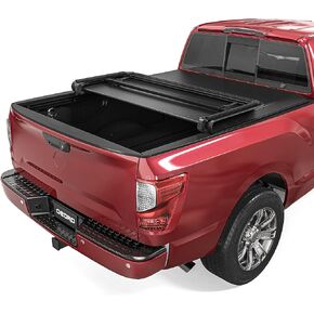 OEDRO Soft Tri-fold Truck Bed Tonneau Cover Compatible with 2017-2024 Nissan Titan 5.5 Feet Bed Without Titan Box