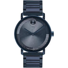 Movado Bold Evolution 2.0 Men's Watch - Swiss Quartz 2H Movement, Stainless Steel Link Bracelet - 3 ATM Water Resistance - Luxury Fashion Timepiece for Him - 40mm in Kuwait