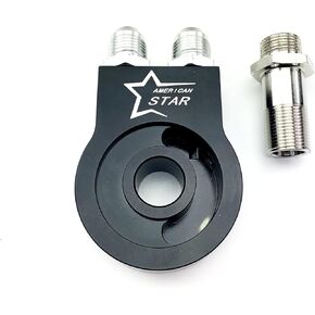 American Star 6061 Billet Aluminum Oil Cooler Adapter Fits RZR 570, 570S, 800, 800S, 4 800, XP 1000, XP4 1000, XP Turbo, Ranger 570s, Ranger 800s, Teryz 750, Teryx 4