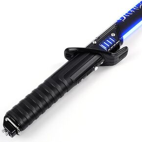 The Black Series Darksaber Pixel Lightsaber, Motion Control 39 Sets Sound Effects and 12 Colors Change, Smooth Swing Metal Handle Light Saber for Adults Boys Cosplay Gifts