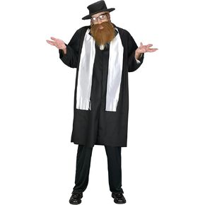 FunWorld Men's Adult Rabbi Costume