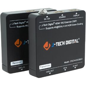 J-Tech Digital 4x1 HDMI Multi-viewer & Seamless Switcher 4K 60Hz | 4 in 1 Out w/ 8 Display Modes, Audio Extract, Aspect Ratio Change, OSD, PiP, PBP, Quad Viewing [JTECH-MV41A]