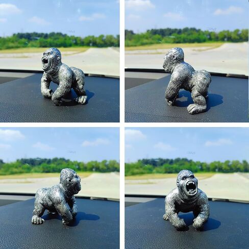 Cool Gorilla Car Ornaments for Dashboard, Automotive Center Console Ornament Car Decorations, Cute Car Decor Charm Car Accessories Interior, Office/Home Decor in Saudi Arabia