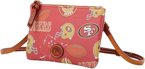Dooney & Bourke Handbag, Nfl 49Ers Top Zip Crossbody in Saudi Arabia