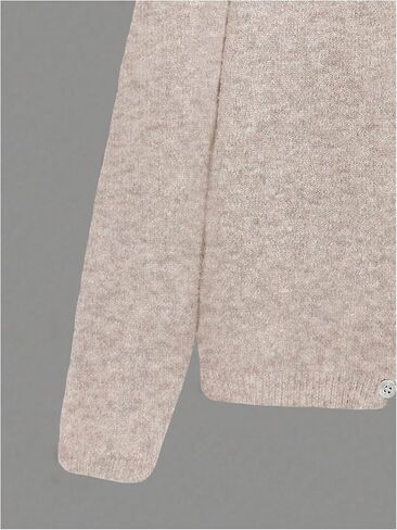 SHENHE Women's Asymmetrical Button Down Crewneck Cardigan Long Sleeve Casual Sweater in Saudi Arabia