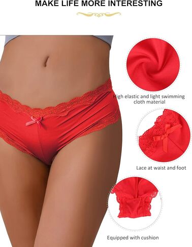 Ohyeahlady إمرأة مثير صفيق محب سراويل بويشورت موجز الكلسون Tangas حجم كبير ملابس داخلية بيكيني in Kuwait