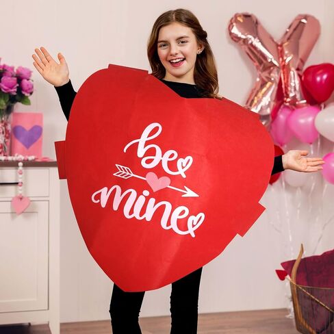 زي عيد الحب على شكل قلب من اللباد Love Be Mine لحفلات عيد ميلاد عيد الحب التنكرية in Saudi Arabia