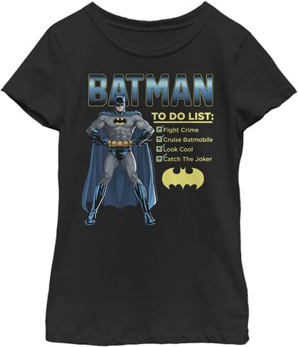 DC Comics Kids Batman to Do Girls Short Sleeve Tee Shirt in Saudi Arabia