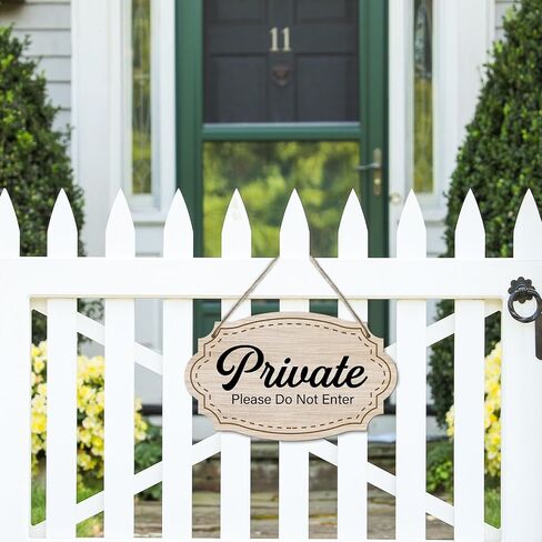 Private Please Do Not Enter No Soliciting Please Don't Disturb Rustic Wood Sign Hanging Plaque for Front Door Bedroom Sign Home Sign Wooden Hanging Decor Home Decor 5.9 X 10.2 Inches -DH118 in Saudi Arabia