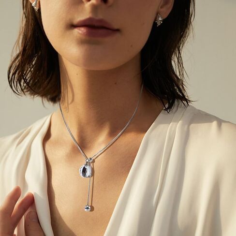 Disco Ball Crystal Necklace for Women Colourful Pandent Fashion Jewelry Gift for Her in Saudi Arabia