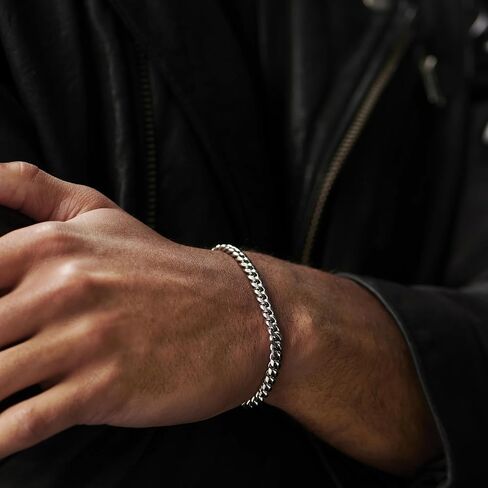 Love You This Much Sentimental To My Grandson Cuban Link Bracelet, Best Grandson Keepsake Gift, Bracelet for Grandson from Grandma, Birthday Gift for Grandson from Nana in Saudi Arabia