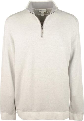 سويت شيرت Tommy Bahama رجالي كبير وطويل Flip Coast بنصف سحاب ذو وجهين ClHthr 3XB in Kuwait