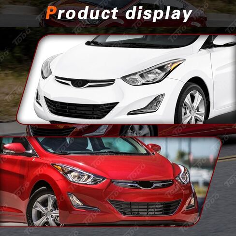 TODO Headlight Assembly Compatible with 2014 2015 2016 Elantra 92101-3Y500|HY250218, Driver Side(Left) in Kuwait