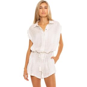 Isabella Rose womens Villa Short Romper - Bathing Suit Cover Ups for Women