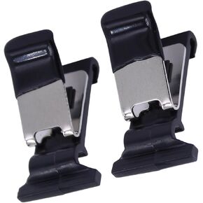 MOTOKU 2Pcs Fuel Door Spring Clip for Toyota Avalon Camry 1995-2004 Sequoia 2001-2006 Celica RAV4 1996-2000 Land Cruiser 1991-1997 Lexus ES300 IS300 LX450 Gas Cap Hatch Lid Hinge Filler Opening Clip
