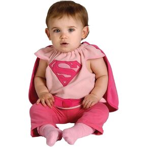 Rubie's Costume Co Baby Girl's DC Superheroes Supergirl Deluxe Bib