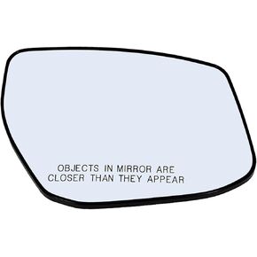 Passenger Side Mirror Glass Assembly With Plastic Backing Plate (Non-Heated) Compatible with 2013-2018 Nissan Altima, 2013-2019 Sentra, 2016-2020 Maxima