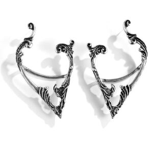 Missgrace Simple Vintage Boho Punk Ear Cuff Wrap Crawler Earrings No Piercing Earrings Sexy Ear Clip Earrings for Bridal Wedding