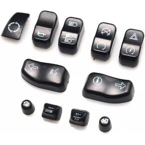 PSLER Hand Control Housing Cap Cover for Touring FLHT FLHX FLHR FL 2014-2024 Chrome 13 PCS